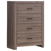 Coaster Brantford 4-drawer Chest Barrel Oak Model 207045